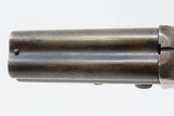CHRISTIAN SHARPS Antique PEPPERBOX Model 4 .32 Rimfire Pistol c1860s 4-Shot Self Defense Pocket Gun - 6 of 14