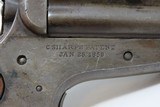 CHRISTIAN SHARPS Antique PEPPERBOX Model 4 .32 Rimfire Pistol c1860s 4-Shot Self Defense Pocket Gun - 11 of 14