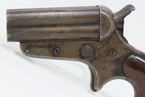 CHRISTIAN SHARPS Antique PEPPERBOX Model 4 .32 Rimfire Pistol c1860s 4-Shot Self Defense Pocket Gun - 4 of 14