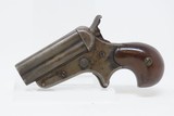 CHRISTIAN SHARPS Antique PEPPERBOX Model 4 .32 Rimfire Pistol c1860s 4-Shot Self Defense Pocket Gun - 2 of 14