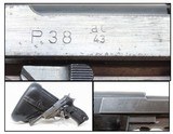 WORLD WAR 2 Walther "ac/43" Code P.38 GERMAN MILITARY Semi-Auto Pistol C&R 9mm Semi-Auto Pistol from the Third Reich with HOLSTER! - 1 of 23