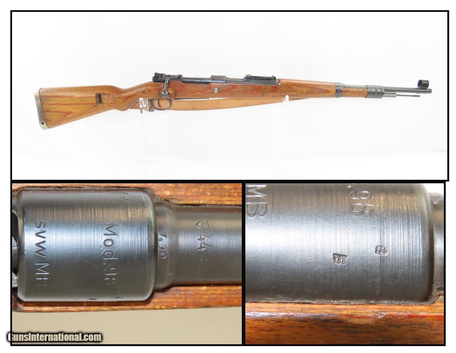 1945 World War II German Mauser “svw MB” Code MAUSER Model K98 Rifle ...