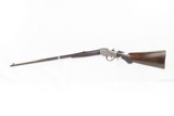 Antique FALLING BLOCK Rifle HOPKINS & ALLEN .32 WCF H&A Single Shot Falling Block, Octagonal Barrel & Tang Peep Sight - 2 of 21