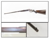 Antique FALLING BLOCK Rifle HOPKINS & ALLEN .32 WCF H&A Single Shot Falling Block, Octagonal Barrel & Tang Peep Sight - 1 of 21