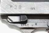 WORLD WAR II Nazi German “SPREEWERKE” cyq Code P.38 Semi-Auto C&R Pistol Wermacht 9x19mm Sidearm! - 6 of 20