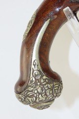 ORNATE Antique MEDITERANEAN Flintlock Pistol Naval PIRATE Military Sidearm Early 19th Century Pistol with JOSEPH MANTON Lock - 3 of 18