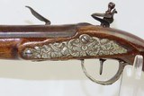 ORNATE Antique MEDITERANEAN Flintlock Pistol Naval PIRATE Military Sidearm Early 19th Century Pistol with JOSEPH MANTON Lock - 16 of 18
