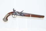 ORNATE Antique MEDITERANEAN Flintlock Pistol Naval PIRATE Military Sidearm Early 19th Century Pistol with JOSEPH MANTON Lock - 2 of 18