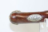ORNATE Antique MEDITERANEAN Flintlock Pistol Naval PIRATE Military Sidearm Early 19th Century Pistol with JOSEPH MANTON Lock - 11 of 18