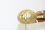 BEASTIAL POMMEL .58 Caliber FLINTLOCK European Pistol Antique Elegant Early 1800s Full Size FLINTLOCK Horse/Holster Pistol! - 5 of 15