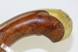 BEASTIAL POMMEL .58 Caliber FLINTLOCK European Pistol Antique Elegant Early 1800s Full Size FLINTLOCK Horse/Holster Pistol! - 12 of 15