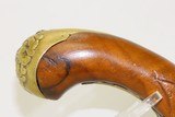 BEASTIAL POMMEL .58 Caliber FLINTLOCK European Pistol Antique Elegant Early 1800s Full Size FLINTLOCK Horse/Holster Pistol! - 2 of 15