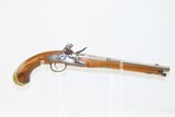 BEASTIAL POMMEL .58 Caliber FLINTLOCK European Pistol Antique Elegant Early 1800s Full Size FLINTLOCK Horse/Holster Pistol! - 1 of 15