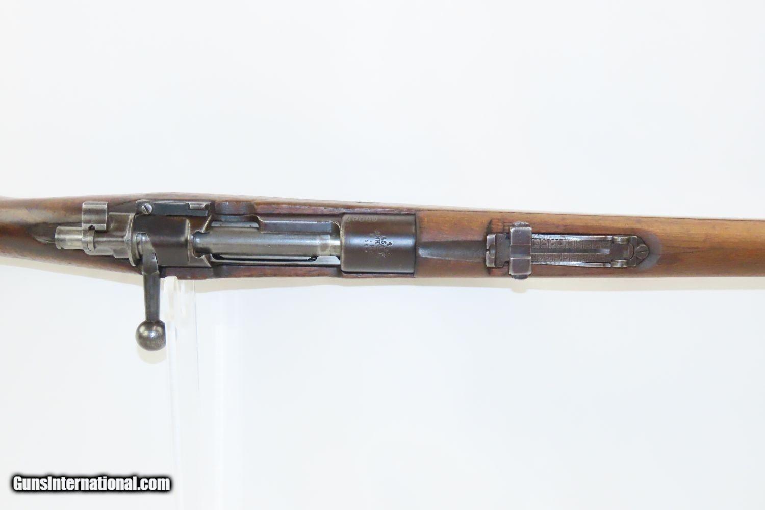 WORLD WAR II Dated TURKISH MAUSER 7.92mm ANKARA K KALE Military Rifle C ...