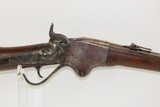 Battleworn CIVIL WAR Antique SPENCER REPEATING RIFLE Cavalry CARBINE Early Repeater Famous During Civil War & Wild West - 4 of 18