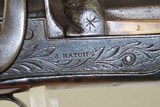 NEW YORK Antique JOHN HATCH Percussion 36 Caliber Single Shot TARGET Pistol Made Mid-19th Century in Syracuse, NY - 6 of 19