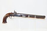NEW YORK Antique JOHN HATCH Percussion 36 Caliber Single Shot TARGET Pistol Made Mid-19th Century in Syracuse, NY - 2 of 19