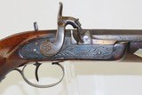 NEW YORK Antique JOHN HATCH Percussion 36 Caliber Single Shot TARGET Pistol Made Mid-19th Century in Syracuse, NY - 4 of 19