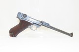 1915 ARTILLERY LUGER DWM Model 1914 Pistol Stock & Holster Rig WORLD WAR I Scarce 8-Inch Barreled Pistol w Detachable Shoulder Stock! - 24 of 25