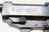 WORLD WAR 2 Walther “ac/43” Code P.38 GERMAN MILITARY Pistol C&R WWII Rig 9mm Pistol from the Third Reich with HOLSTER! - 9 of 22