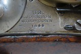 1844 Antique ROBERT JOHNSON US Model 1836 .54 Caliber FLINTLOCK Cavalry Pistol STANDARD ISSUE of the MEXICAN-AMERICAN WAR! - 6 of 21