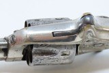 ENGRAVED, IVORIES, LETTERED Antique COLT NEW LINE .22 Rimfire POCKET Revolver HARTLEY & GRAHAM Shipped and ENGRAVED! - 12 of 17