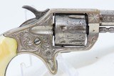 ENGRAVED, IVORIES, LETTERED Antique COLT NEW LINE .22 Rimfire POCKET Revolver HARTLEY & GRAHAM Shipped and ENGRAVED! - 16 of 17