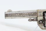 ENGRAVED, IVORIES, LETTERED Antique COLT NEW LINE .22 Rimfire POCKET Revolver HARTLEY & GRAHAM Shipped and ENGRAVED! - 6 of 17