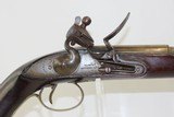 BRASS BARRELED .58 Cal FLINTLOCK Pistol with Antique RAMSAY SUTHERLAND Lock Large Pistol with British Musket Lock! - 4 of 18