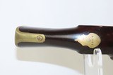 BRASS BARRELED .58 Cal FLINTLOCK Pistol with Antique RAMSAY SUTHERLAND Lock Large Pistol with British Musket Lock! - 11 of 18