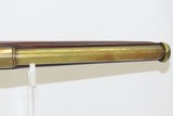 BRASS BARRELED .58 Cal FLINTLOCK Pistol with Antique RAMSAY SUTHERLAND Lock Large Pistol with British Musket Lock! - 13 of 18