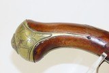 ENGRAVED and INLAID Antique CONTINENTAL EUROPEAN Flintlock Holster PISTOL Early 1800s Full Size FLINTLOCK Pistol! - 3 of 16
