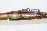 ENGRAVED and INLAID Antique CONTINENTAL EUROPEAN Flintlock Holster PISTOL Early 1800s Full Size FLINTLOCK Pistol! - 7 of 16
