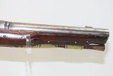 ENGRAVED and INLAID Antique CONTINENTAL EUROPEAN Flintlock Holster PISTOL Early 1800s Full Size FLINTLOCK Pistol! - 5 of 16