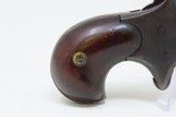 Antique CIVIL WAR Era SHARPS Model 4 .32 Caliber Rimfire PEPPERBOX Revolver 4 Shot Self Defense Pocket Gun - 12 of 13