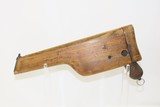 German MAUSER C96 Broomhandle Pistol PRE-WWII Chambered in 7.63x25mm C&RWith HARDWOOD HOLSTER / SHOULDER STOCK - 2 of 23