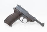 WORLD WAR II Nazi German SPREEWERKE cyq Code P.38 Pistol Bringback WW2 C&R British Proofed, Likely Brit Bringback - 3 of 23
