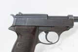 WORLD WAR II Nazi German SPREEWERKE cyq Code P.38 Pistol Bringback WW2 C&R British Proofed, Likely Brit Bringback - 5 of 23