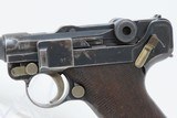 1915 WORLD WAR I LUGER DWM 9x19mm Parabellum GERMAN MILITARY Pistol WW1 Iconic WWI German Military Sidearm! - 4 of 23