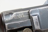 1915 WORLD WAR I LUGER DWM 9x19mm Parabellum GERMAN MILITARY Pistol WW1 Iconic WWI German Military Sidearm! - 6 of 23