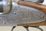 Engraved COGSWELL & HARRISON Avant Tout BOXLOCK SXS HAMMERLESS Shotgun C&R Handsome Side by Side Double with Ejectors! - 6 of 21