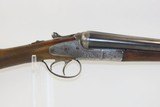 Engraved COGSWELL & HARRISON Avant Tout BOXLOCK SXS HAMMERLESS Shotgun C&R Handsome Side by Side Double with Ejectors! - 18 of 21