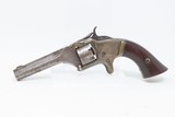 NEAT PERIOD HOLSTERED SMITH & WESSON No. 1 Second Issue REVOLVER Antique Small 7-Shot .22 Rimfire Revolver! - 5 of 20