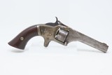 NEAT PERIOD HOLSTERED SMITH & WESSON No. 1 Second Issue REVOLVER Antique Small 7-Shot .22 Rimfire Revolver! - 17 of 20
