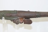 ORNATE Antique MEDITERANEAN SEA Flintlock FIGHTING Pistol Pirates Naval Late-18th / Early 19th Century Pistol - 10 of 16