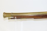 REVOLUTIONARY WAR Period JOHN REA Naval BRASS FLINTLOCK BLUNDERBUSS Antique Devastating Close Range Boarding Weapon - 16 of 19