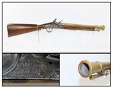REVOLUTIONARY WAR Period JOHN REA Naval BRASS FLINTLOCK BLUNDERBUSS Antique Devastating Close Range Boarding Weapon - 1 of 19