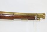REVOLUTIONARY WAR Period JOHN REA Naval BRASS FLINTLOCK BLUNDERBUSS Antique Devastating Close Range Boarding Weapon - 5 of 19