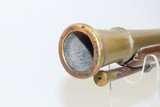 REVOLUTIONARY WAR Period JOHN REA Naval BRASS FLINTLOCK BLUNDERBUSS Antique Devastating Close Range Boarding Weapon - 18 of 19