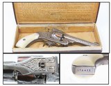Scroll ENGRAVED, SILVER/GOLD Finish SMITH & WESSON .32 S&W Top Break C&R NEW YORK Engraved, PEARL GRIPS, and CORRECT FACTORY BOX! - 9 of 23